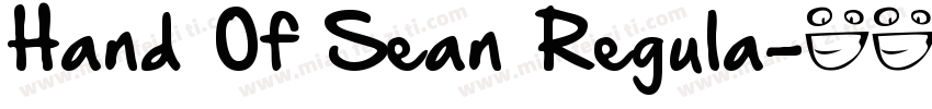Hand Of Sean Regula字体转换